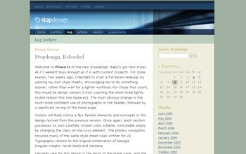 Stopdesign version 3, screenshot